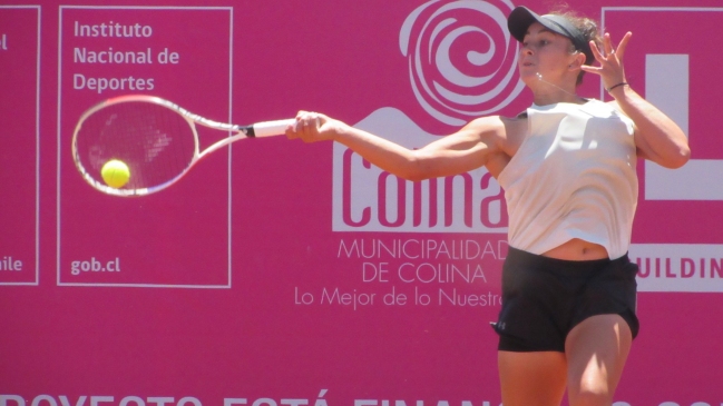 Bárbara Gatica tuvo leve alza en el ranking de la WTA