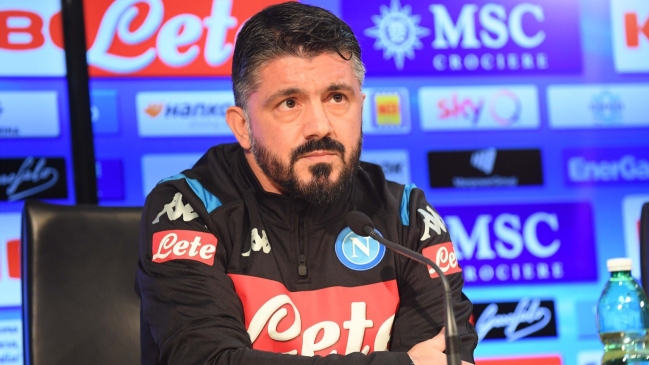 Napoli presentó a Gennaro Gattuso como sucesor de Carlo Ancelotti