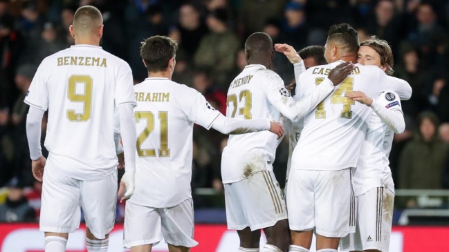 Real Madrid cerró la fase grupal de la Champions League con trabajado triunfo sobre Brujas