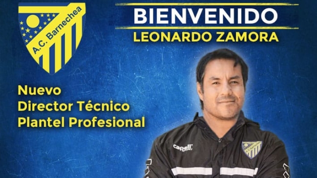 Leonardo Zamora se convirtió en el nuevo técnico de Barnechea
