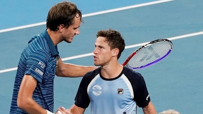 Diego Schwartzman y Daniil Medvedev tuvieron un tenso cruce de palabras en la ATP Cup