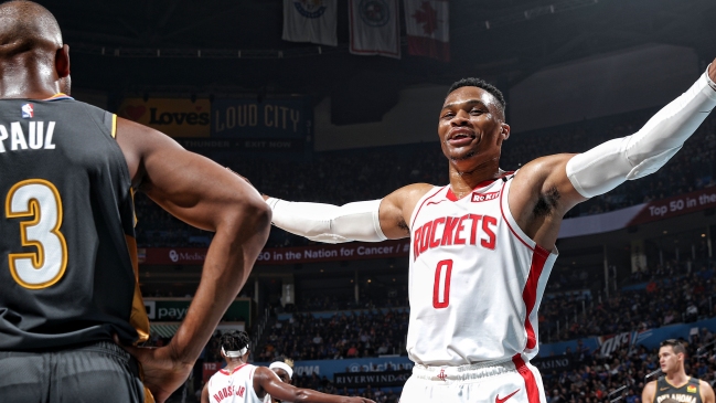 Houston Rockets sufrió dura caída en el regreso de Russell Westbrook a Oklahoma