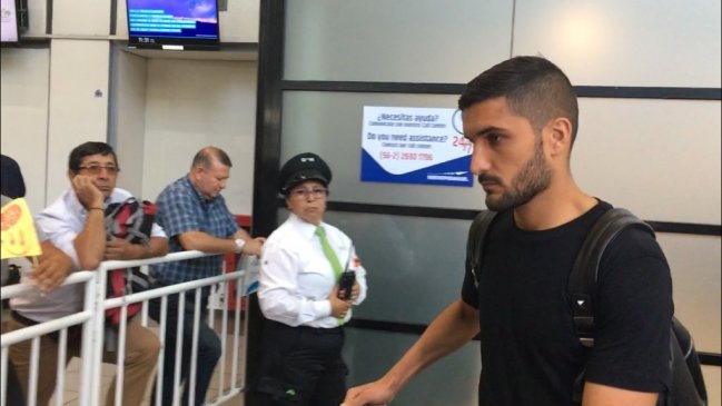 "Estoy contento": Nicolás Blandi llegó a Chile para firmar su vínculo con Colo Colo