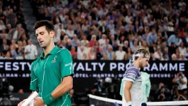 Dominic Thiem y Novak Djokovic chocan por el título en el Abierto de Australia