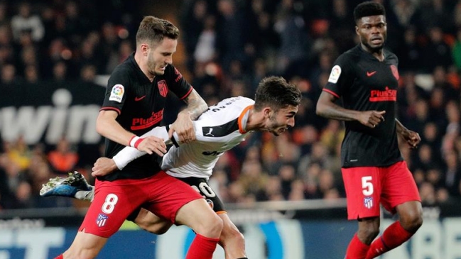 Valencia y Atlético de Madrid repartieron puntos en la liga española