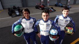 Nicolás Pino fue presentado en lanzamiento de la Fórmula 4 Británica en el circuito de Donington Park