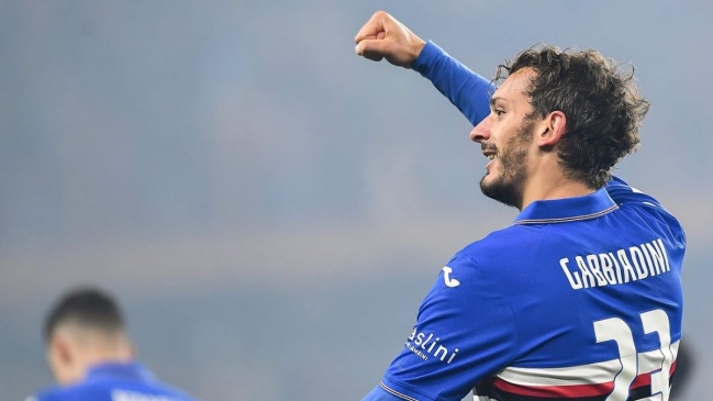 Sampdoria informó que el jugador Manolo Gabbiadini dio positivo por coronavirus