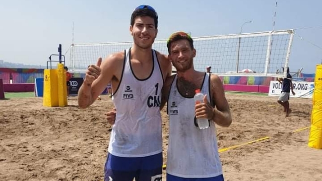 Ignacio Zavala y Gaspar Lammel pasaron a cuartos del Sudamericano de voleibol en Perú