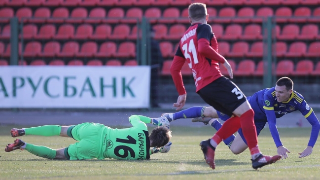 BATE Borisov sufrió dura derrota ante Slavia Mozyr en semifinales de la Copa de Bielorrusia