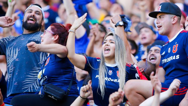 Universidad de Chile lideró ránking de asistencia al estadio en la última década, según sitio estadístico