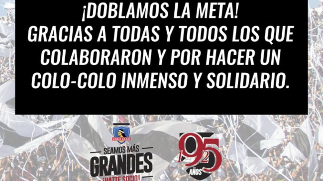 Colo Colo realizó una exitosa jornada solidaria en la conmemoración de su aniversario 95