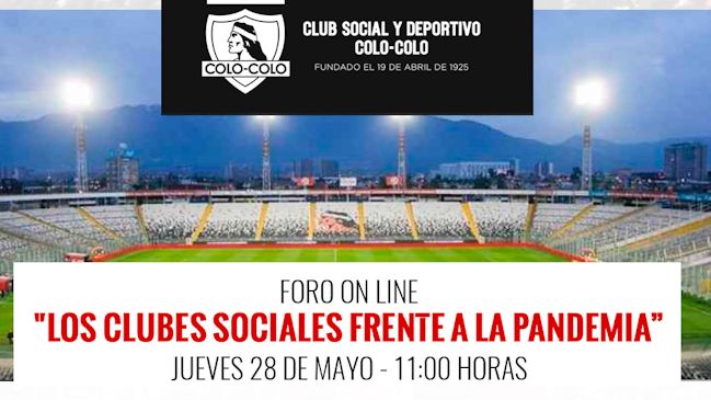 Club Social y Deportivo Colo Colo realizará foro online junto a Lanús y Espanyol de Barcelona