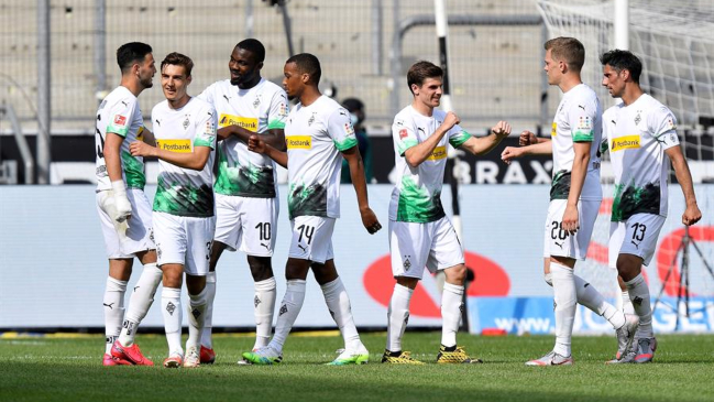 Borussia Monchengladbach goleó a Union Berlin y puso presión a Dortmund por el subliderato