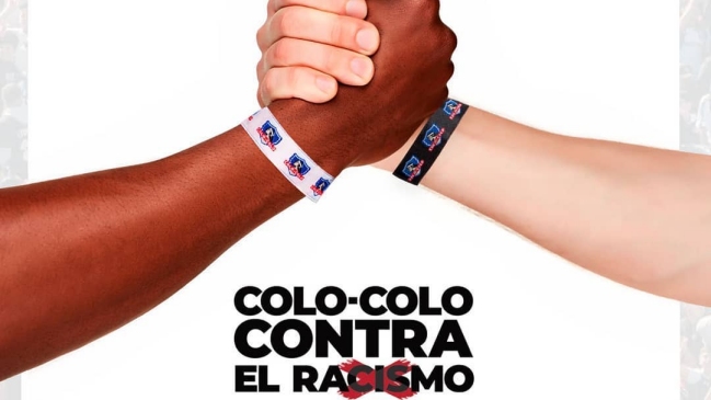 CSD Colo Colo se mostró en contra del racismo y cualquier tipo de discriminación