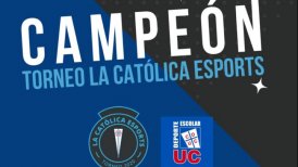Colegio Cordillera fue campeón del Torneo La Católica eSports