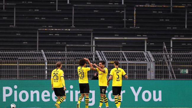 Borussia Dortmund logró un exigido triunfo sobre Hertha y se afirmó en puestos de Champions