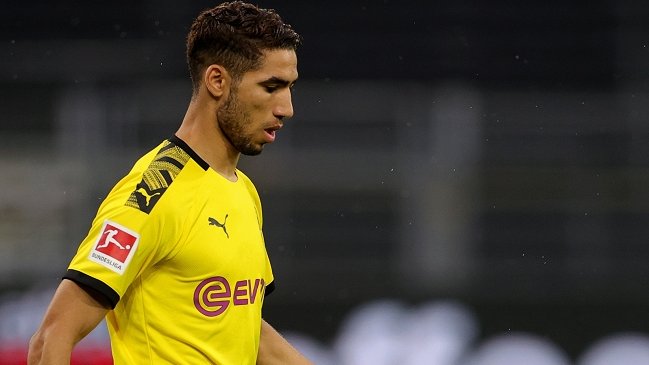 Inter de Milán acordó la llegada del zaguero de Borussia Dortmund Achraf Hakimi