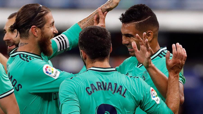 Real Madrid logró ajustada victoria ante Espanyol y se escapó como líder de la liga