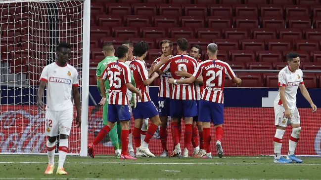 Atlético de Madrid superó a Mallorca y estiró su positiva racha en la liga española