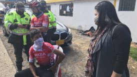 Nairo Quintana sufrió un accidente mientras entrenaba en Colombia