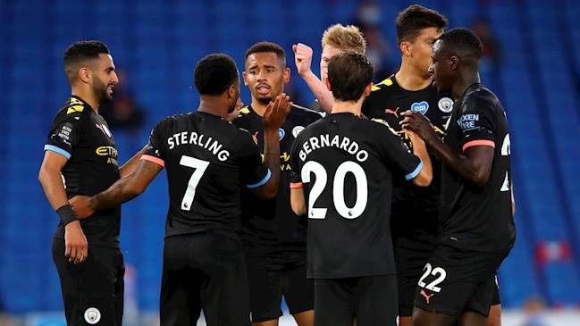 Manchester City aplastó a Brighton y aseguró un puesto en la zona de clasificación a la Champions