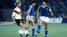Ex seleccionado alemán Andreas Brehme: Maradona era Messi y Ronaldo en una persona