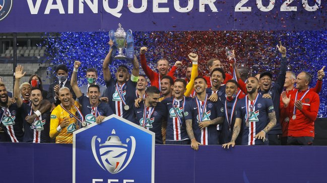 París Saint-Germain se coronó campeón de la Copa de Francia en un accidentado partido
