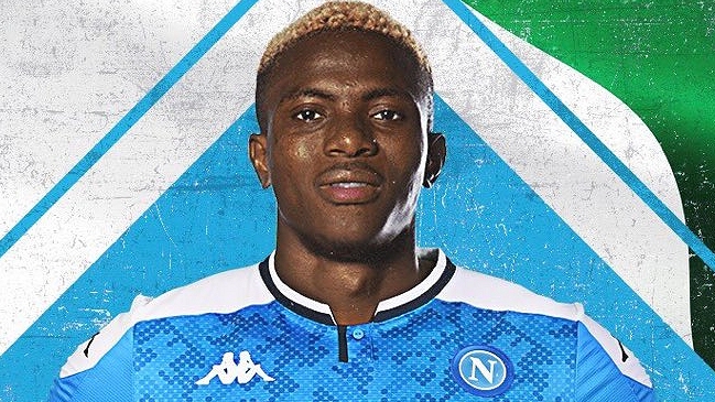 Napoli hizo oficial el fichaje del nigeriano Victor Osimhen
