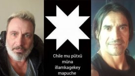 Marcelo Barticciotto y Gabriel Mendoza compartieron su apoyo al pueblo mapuche
