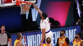 Anthony Davis comandó el triunfo de Los Angeles Lakers ante Utah Jazz en la NBA