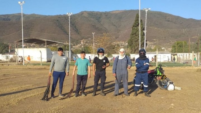 Club argentino cedió parte de sus terrenos a bomberos para construir un cuartel