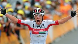 Pogacar se impuso en la novena etapa y Roglic logró el liderato en el Tour de Francia