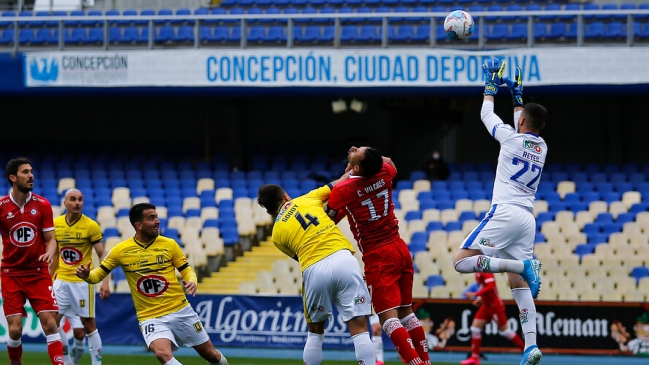 U. de Concepción tomó un respiro con su primera victoria en el torneo ante Unión La Calera
