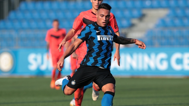 Inter de Milán goleó a Lugano con dos asistencias de Alexis a Lautaro Martínez