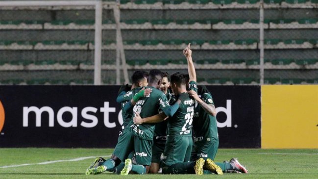 Palmeiras venció en La Paz a Bolívar y lidera con campaña perfecta el Grupo B de la Libertadores