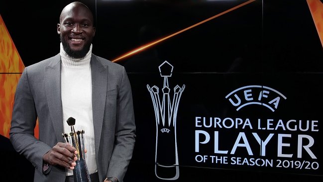 Romelu Lukaku fue elegido mejor jugador de la última edición de la Europa League