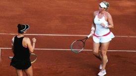 Alexa Guarachi y Desirae Krawczyk bajaron a las primeras sembradas en Roland Garros
