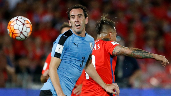 Diego Godín: Chile es un equipo con grandes jugadores que se acostumbraron a ganar