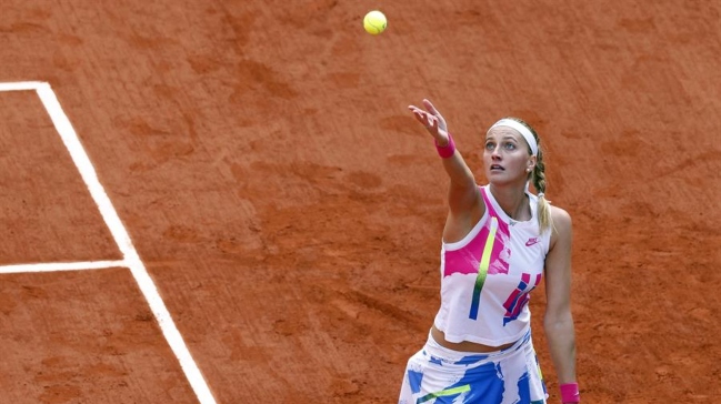 Petra Kvitova se instaló con solidez en las semifinales de Roland Garros