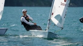 Clemente Seguel debutó en el sexto lugar en Campeonato Europeo de Veleros Laser