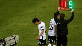 Matías Fernández salió lesionado en el empate de Colo Colo ante Coquimbo Unido