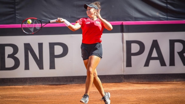 Bárbara Gatica clasificó a semifinales del torneo W15 Monastir tras retiro de su rival