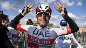 Giro de Italia: Ulissi ganó la decimotercera etapa, pero Almeida siguió al tope de la clasificación