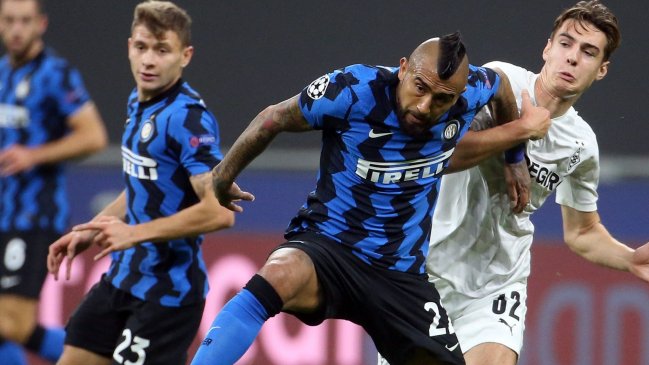 Inter contó con un irregular Alexis y un sólido Vidal en sufrido empate ante B. Monchengladbach en la Champions