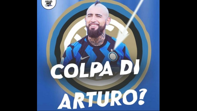 Medio italiano responsabilizó a Arturo Vidal por empate de Inter en la Champions