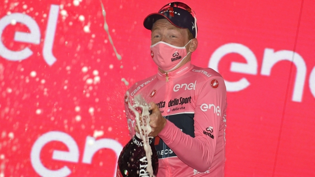 Británico Geoghegan Hart se proclamó campeón del Giro de Italia 2020