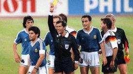 Arbitro de la final del Mundial de Italia '90 dijo que no se dejó impresionar por Diego Maradona