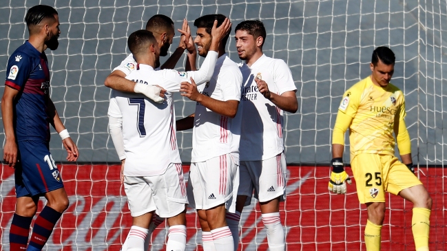 Real Madrid marcó presencia con sólida victoria sobre Huesca