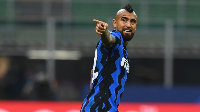 Inter con Arturo Vidal salvó en los descuentos un empate contra Parma en Italia