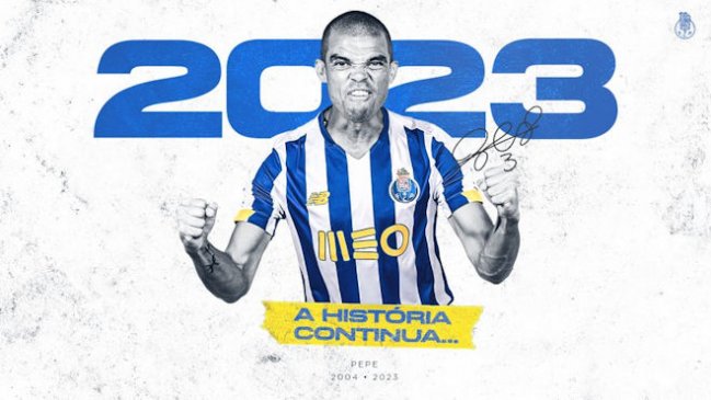 Porto renovó el contrato del experimentado Pepe hasta 2023